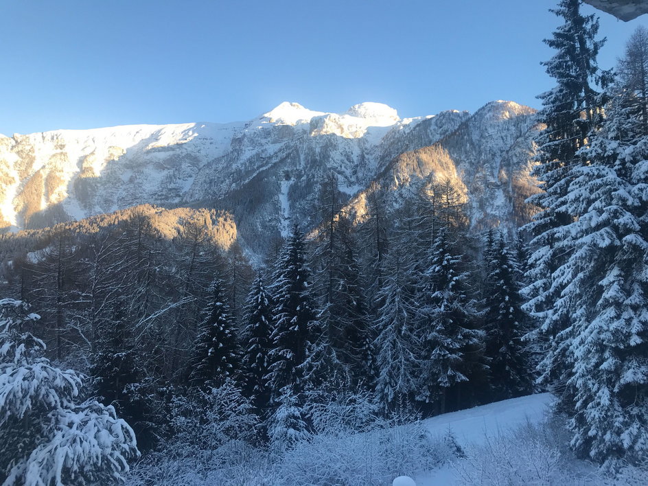 Krajobraz gór w Trentino