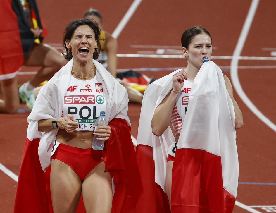 Anna Kiełbasińska i Pia Skrzyszowska trenują w jednej grupie, a podczas ubiegłorocznych mistrzostw Europy w Monachium świętowały razem srebro w sztafecie 4x100 m. Razem z nimi po medal pobiegły w finale Marika Popowicz-Drapała i Ewa Swoboda