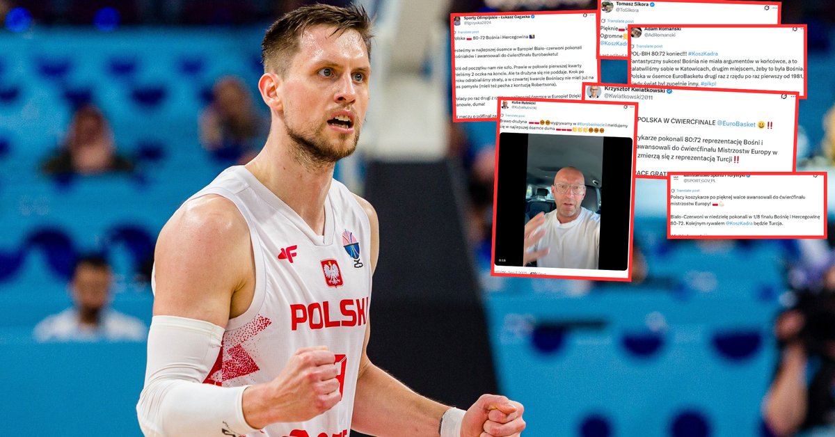 Istne szaleństwo po meczu Polaków na EuroBaskecie. I ten wpis ministra