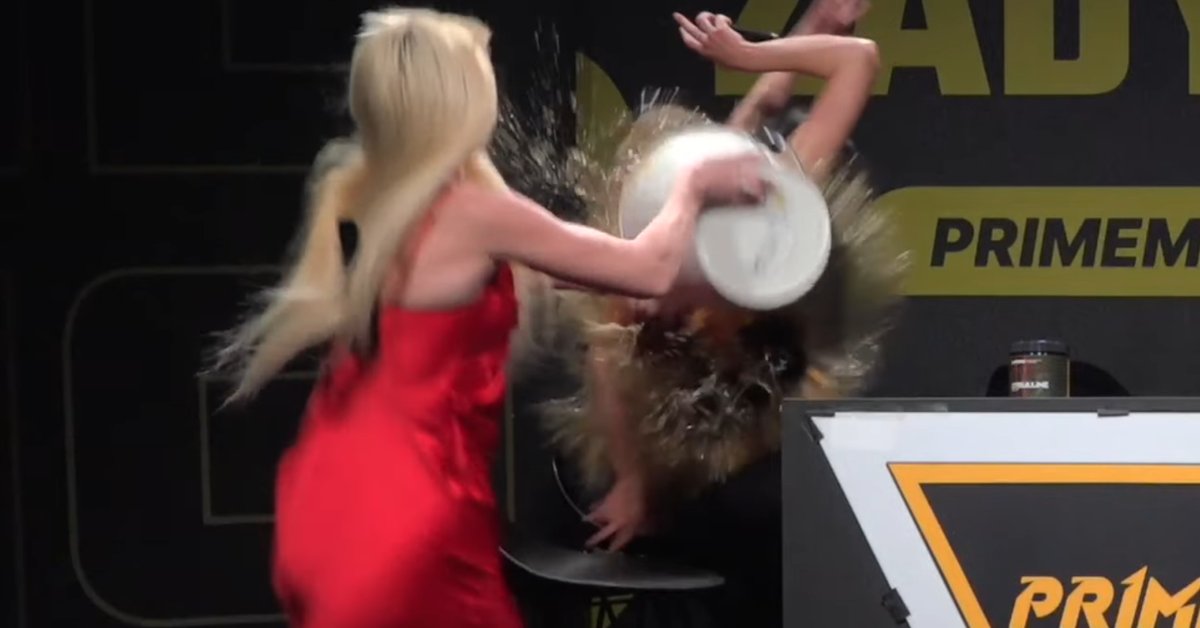 Żona posła PiS wparowała do studia z wiadrem. To zrobiła swoim rywalkom