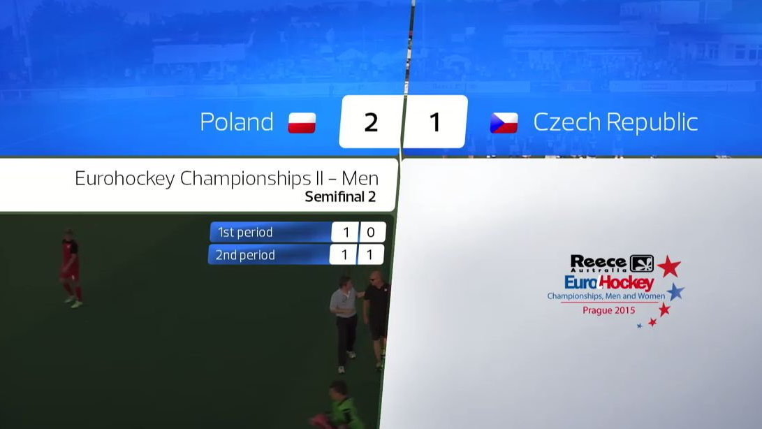 Polacy pokonali Czechów w półfinale ME grupy "B", fot. print screen z oficjalnej relacji