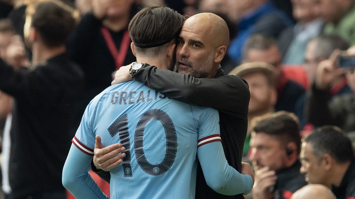 Jack Grealish i Pep Guardiola