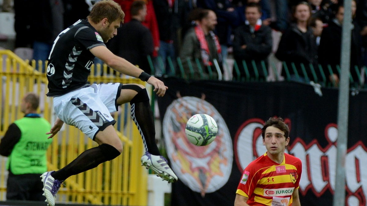 Polonia - Jagiellonia (Dzalamidze po prawej)