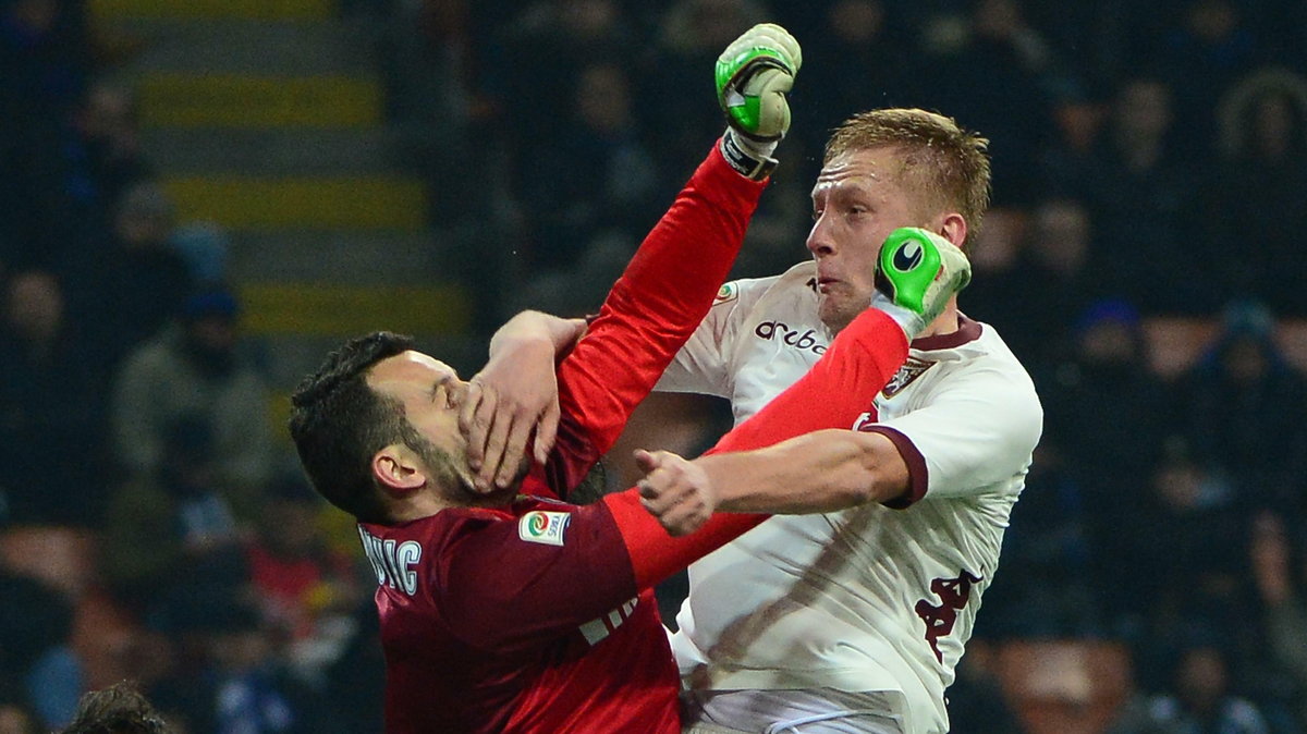 Kamil Glik i Samir Handanovic