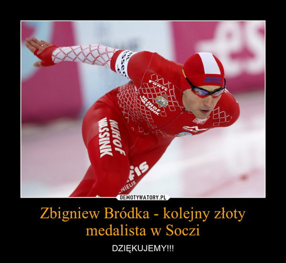 Zbigniew Bródka zdobył olimpijskie złoto - internauci zachwyceni