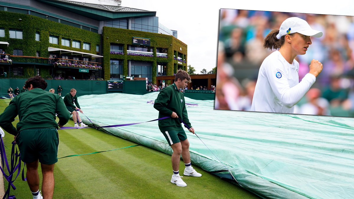 Deszcz jest wrogiem Wimbledonu