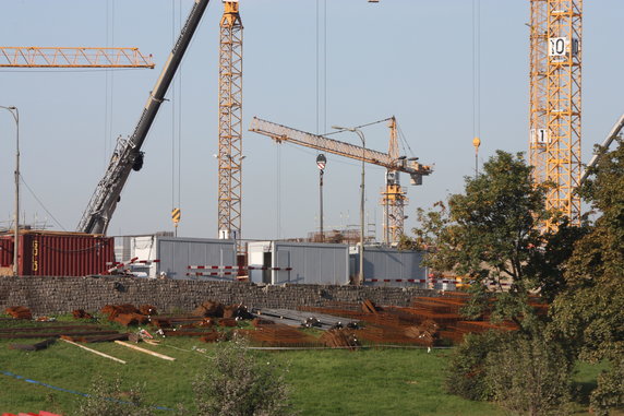 Euro 2012 Budowa Stadionu Narodowego w Warszawie (fot. Piotr Błoński)