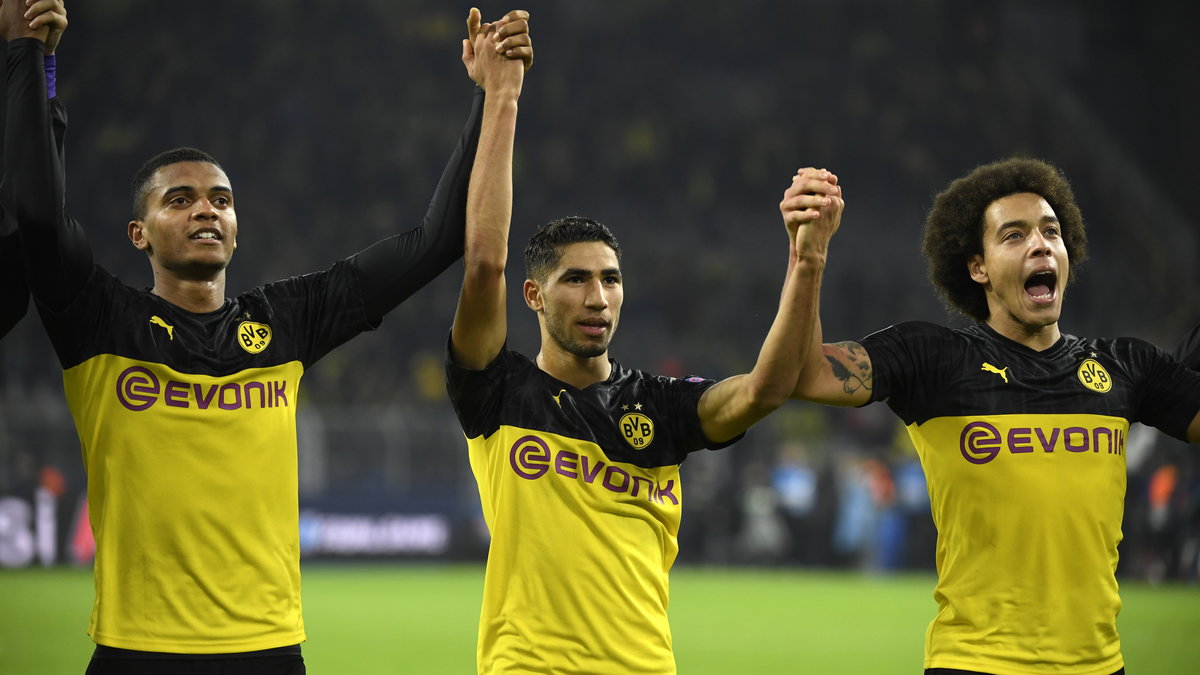 Manuel Akanji, Achraf Hakimi i Axel Witsel