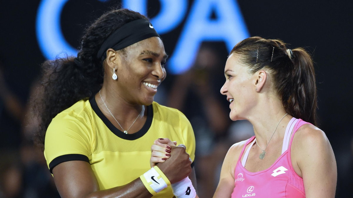 Serena Williams (L) i Agnieszka Radwańska