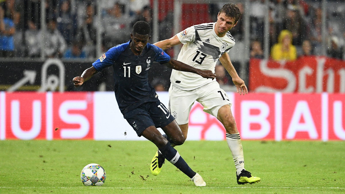 Ousmane Dembele i Thomas Müller