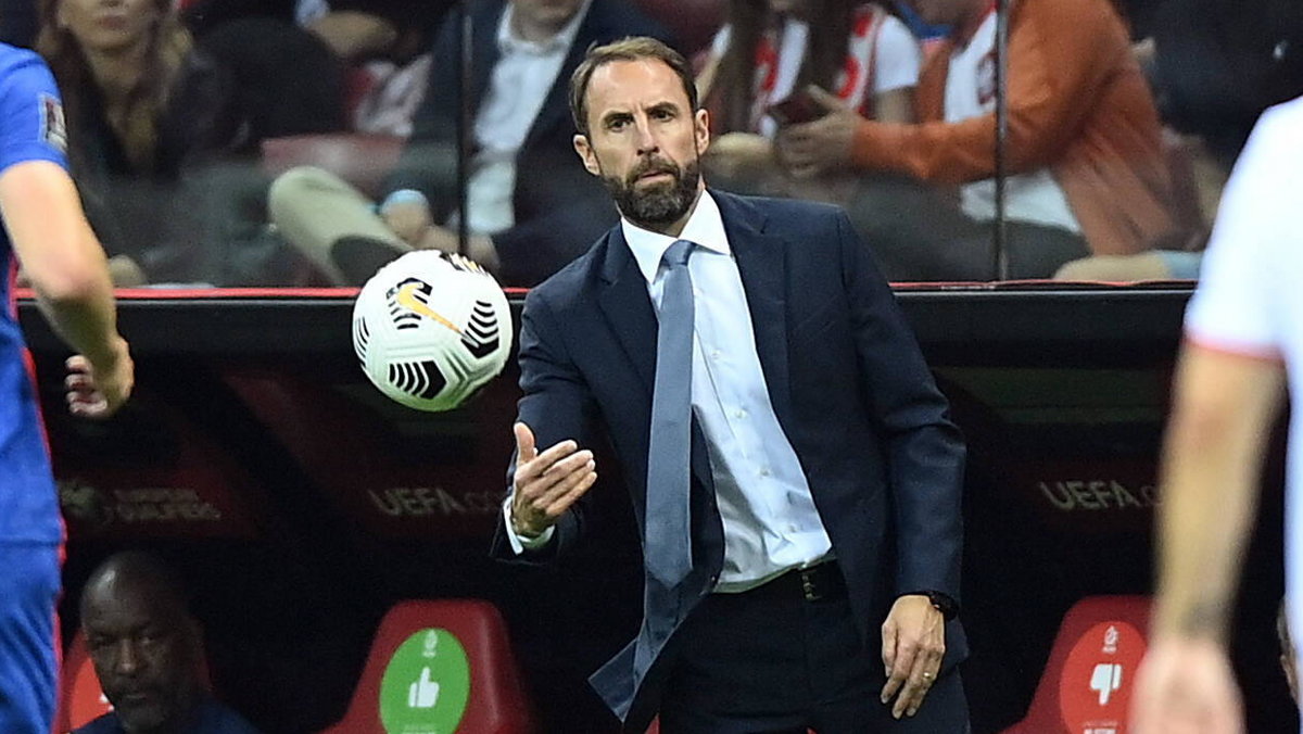 Gareth Southgate w meczu Anglii z Polską