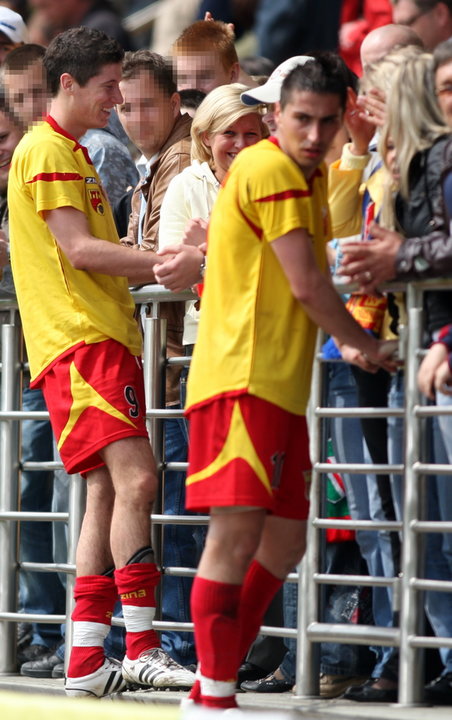 Anna Lewandowska (wtedy jeszcze Stachurska) i Robert Lewandowski