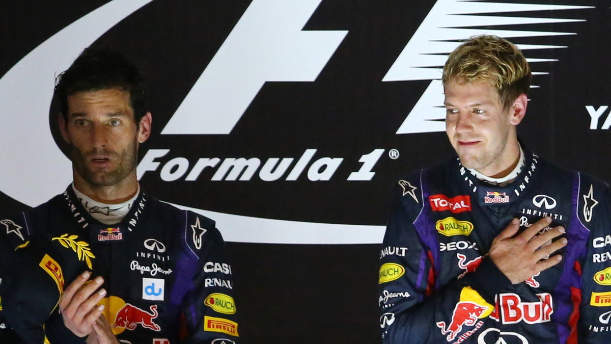 Mark Webber (L) i Sebastian Vettel (P)