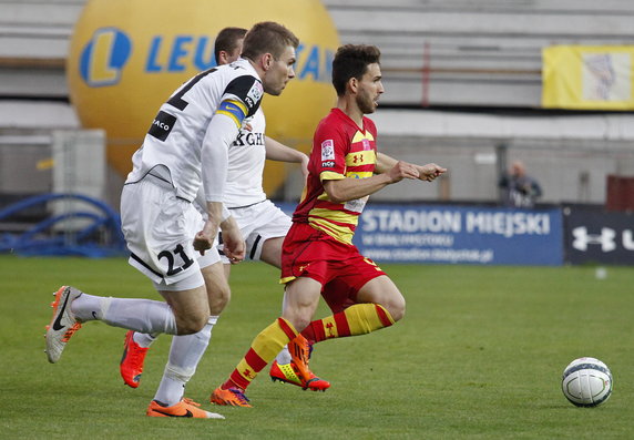 PIŁKA NOŻNA EKSTRAKLASA JAGIELLONIA KGHM ZAGŁĘBIE LUBIN (Bartosz Rymaniak Dani Quintana)