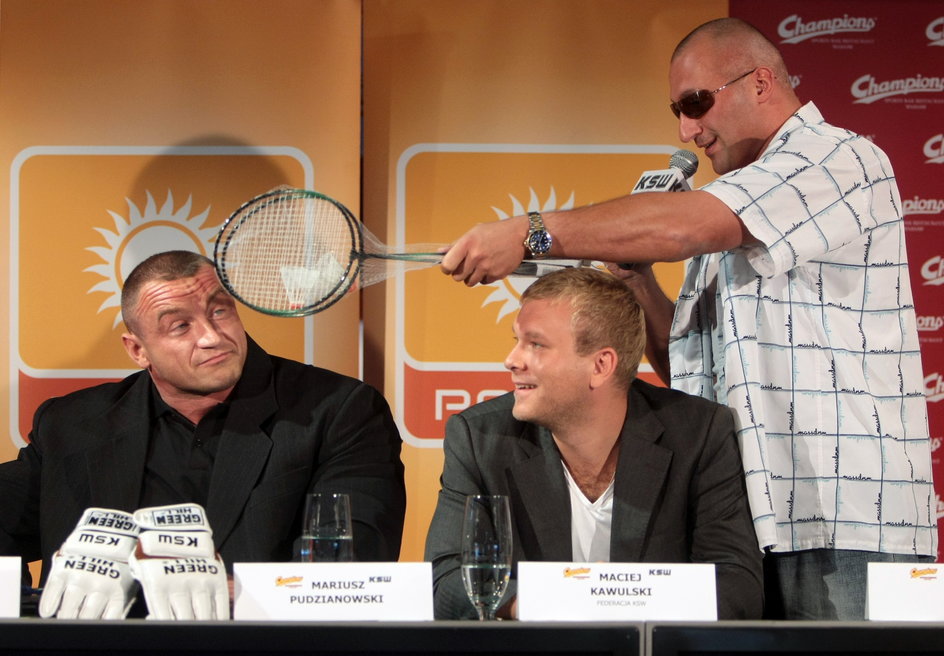 Mariusz Pudzianowski, Maciej Kawulski i Marcin Najman