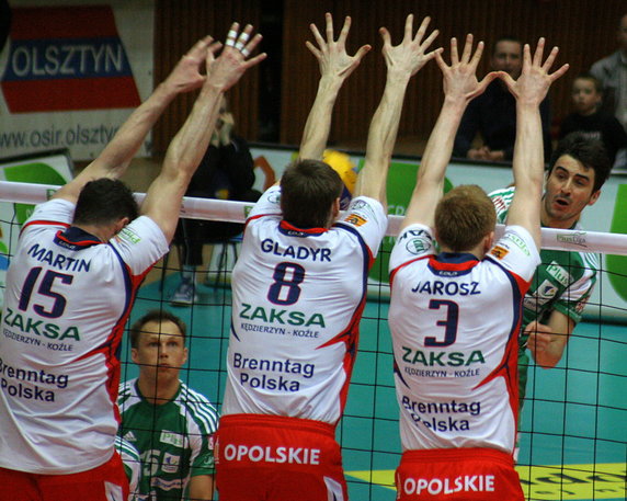 PLUS LIGA SIATKARZY AZS OLSZTYN KONTRA ZAKSA KĘDZIERZYN-KOŹLE