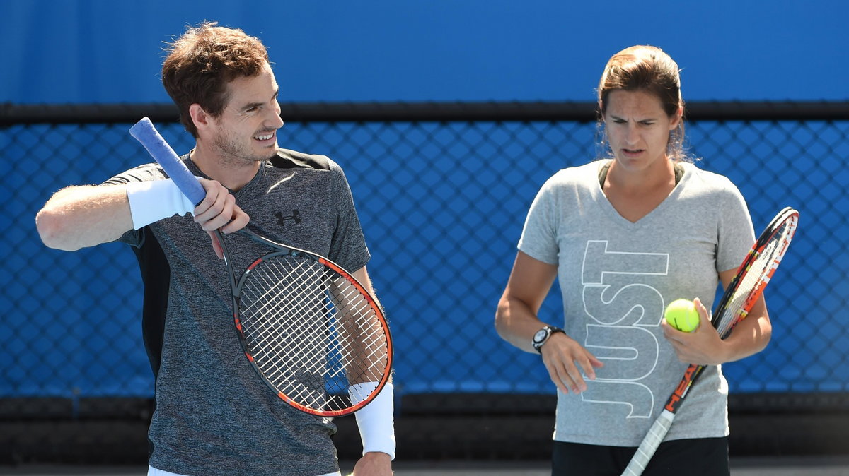 Andy Murray i Amelie Mauresmo