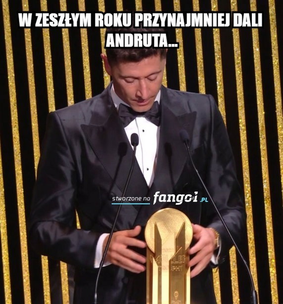 Robert Lewandowski z nagrodą pocieszenia. Internauci komentują!