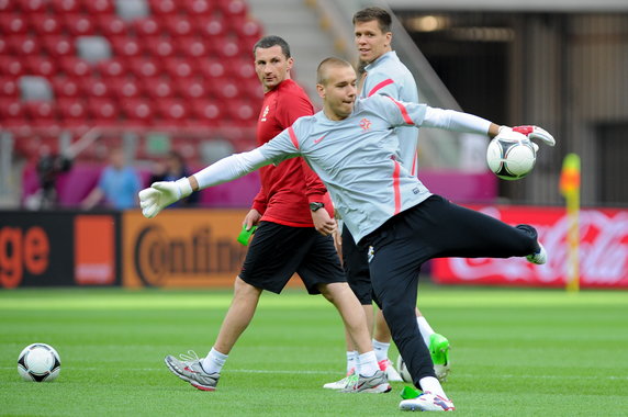 Ostatni trening reprezentacji Polski przed Euro 2012