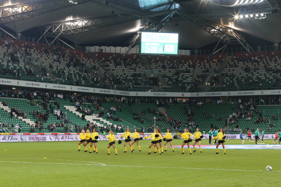 Piękne cheerleaderki Legii Warszawa