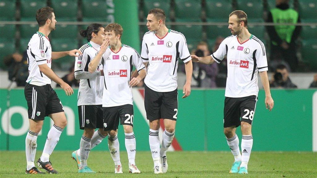 Legia - Wisła/Radość piłkarzy Legii