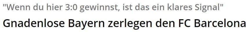 "Bezlitosny Bayern demoluje Barcelonę"