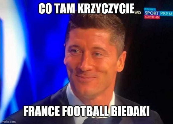 Robert Lewandowski piłkarzem sezonu UEFA - memy