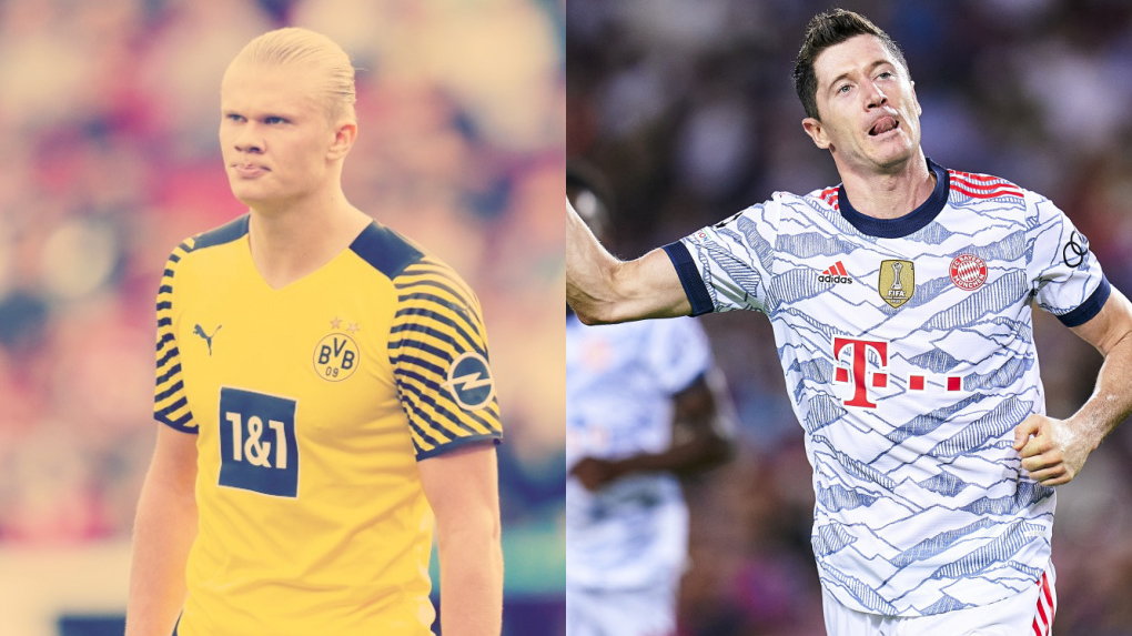 Erling Haaland i Robert Lewandowski