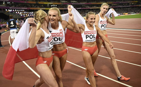 Iga Baumgart, Aleksandra Gaworska, Małgorzata Hołub, Justyna Święty (lekkoatletyka)