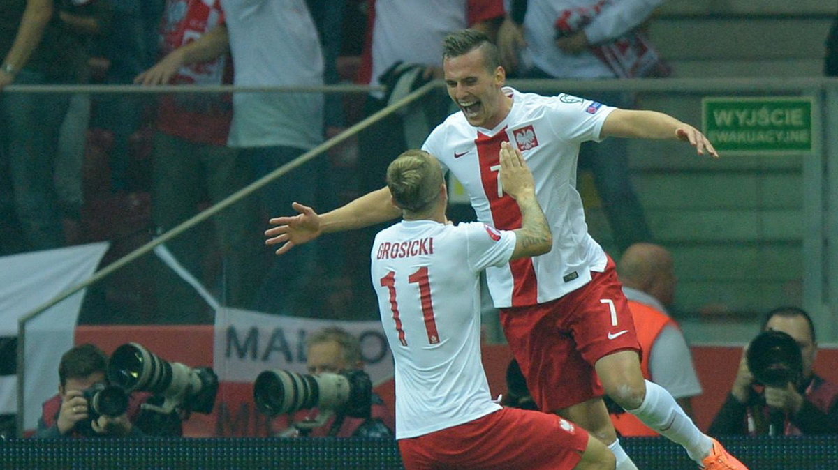 Kamil Grosicki i Arkadiusz Milik