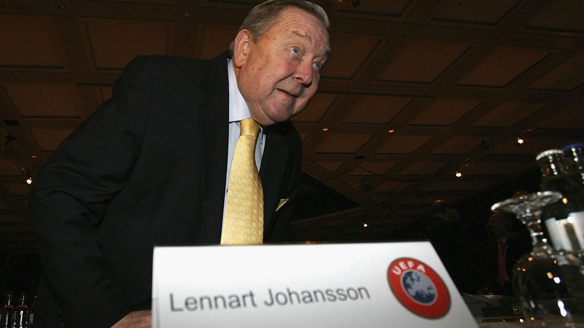 Były prezydent UEFA Lennart Johansson