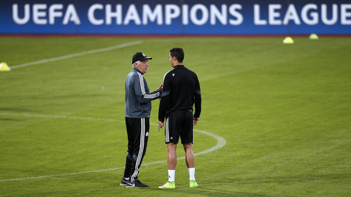 Carlo Ancelotti i Cristiano Ronaldo