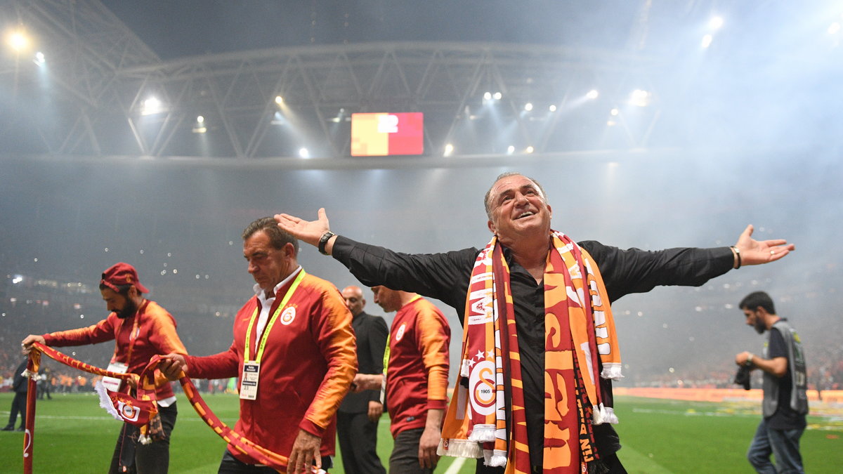 Fatih Terim świętuje 22. mistrzostwo Galatasaray Stambuł