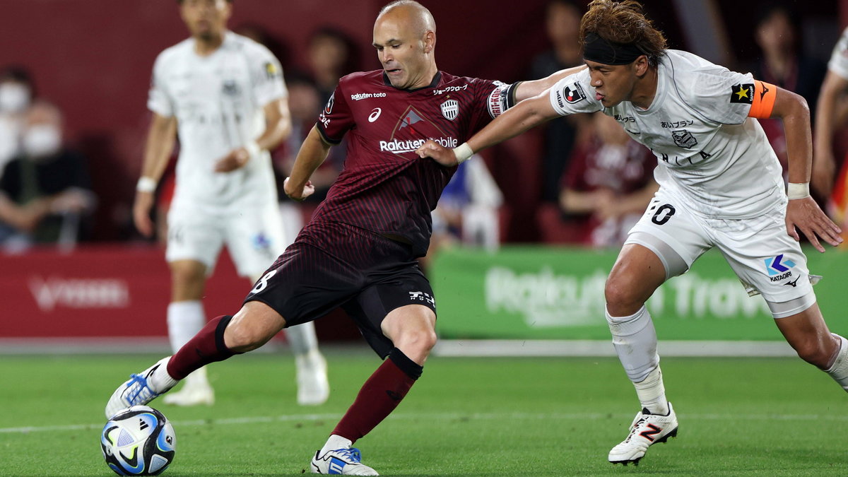 Andres Iniesta w barwach Vissel Kobe