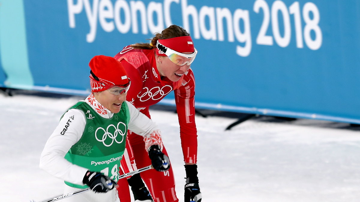 Sylwia Jaśkowiec (po lewej) i Justyna Kowalczyk