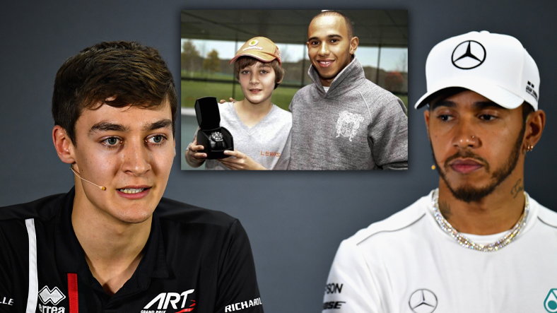 George Russell, Lewis Hamilton