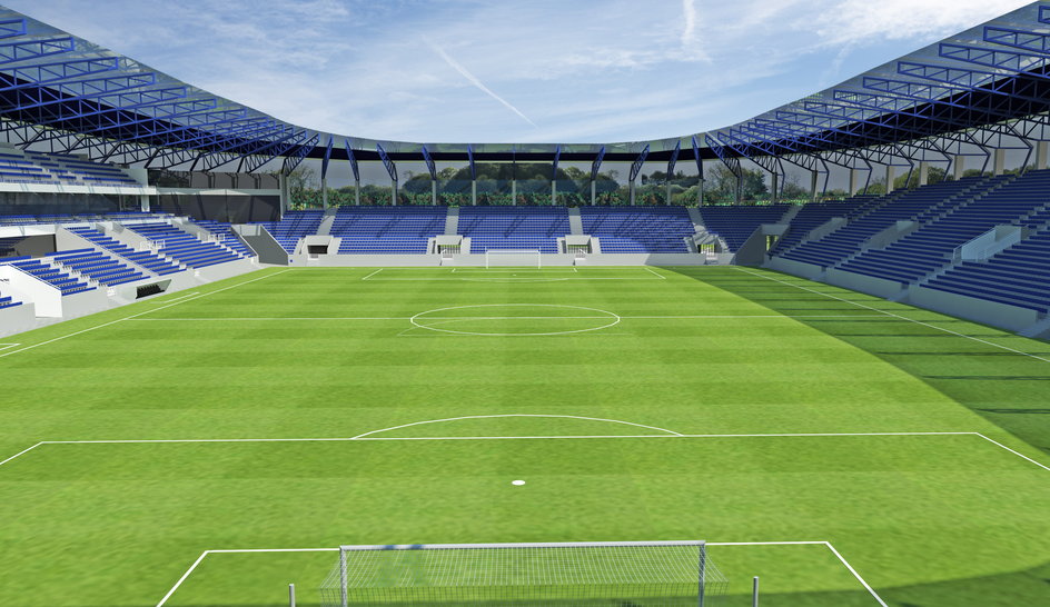 Wizualizacja nowego stadionu Wisły Płock