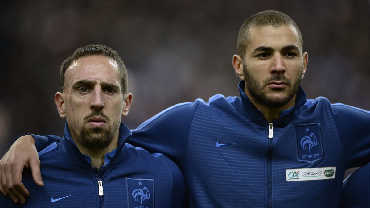 Franck Ribery i Karim Benzema