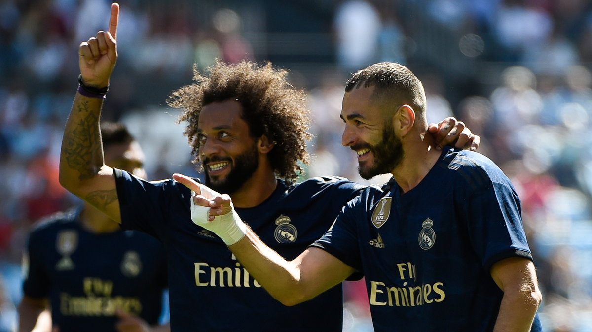 Marcelo i Karim Benzema (Real Madryt)