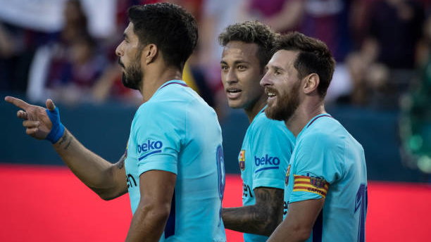 Luis Suarez, Neymar, Leo Messi