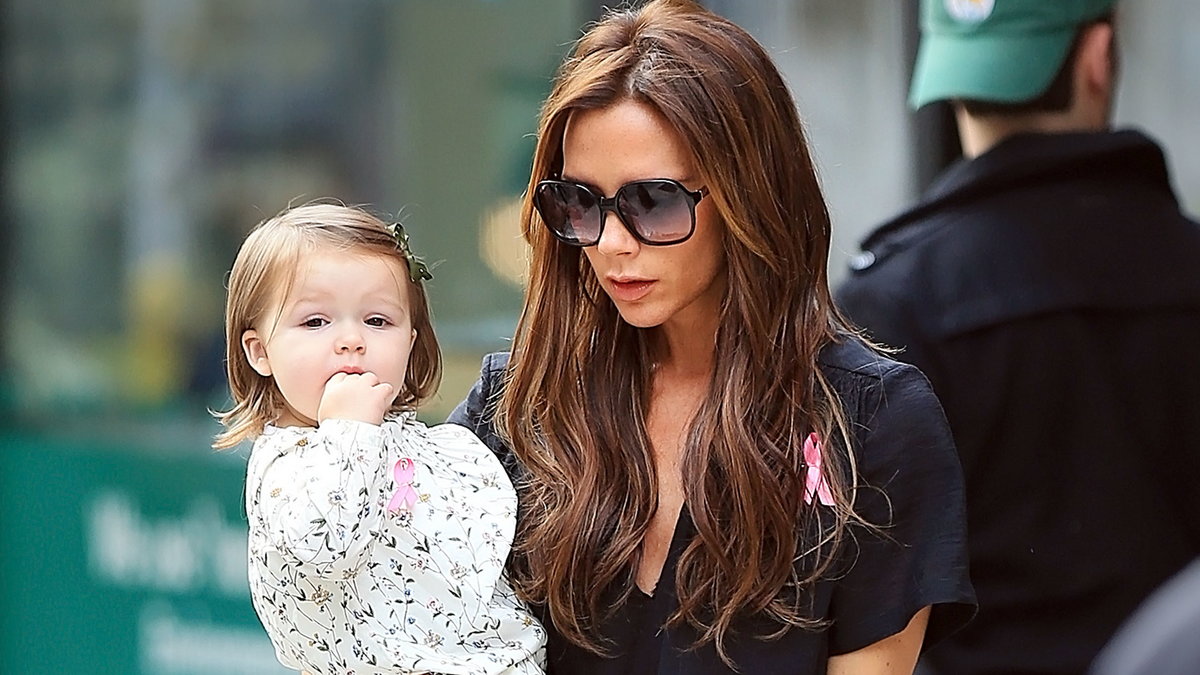 Victoria Beckham z córką Harper 