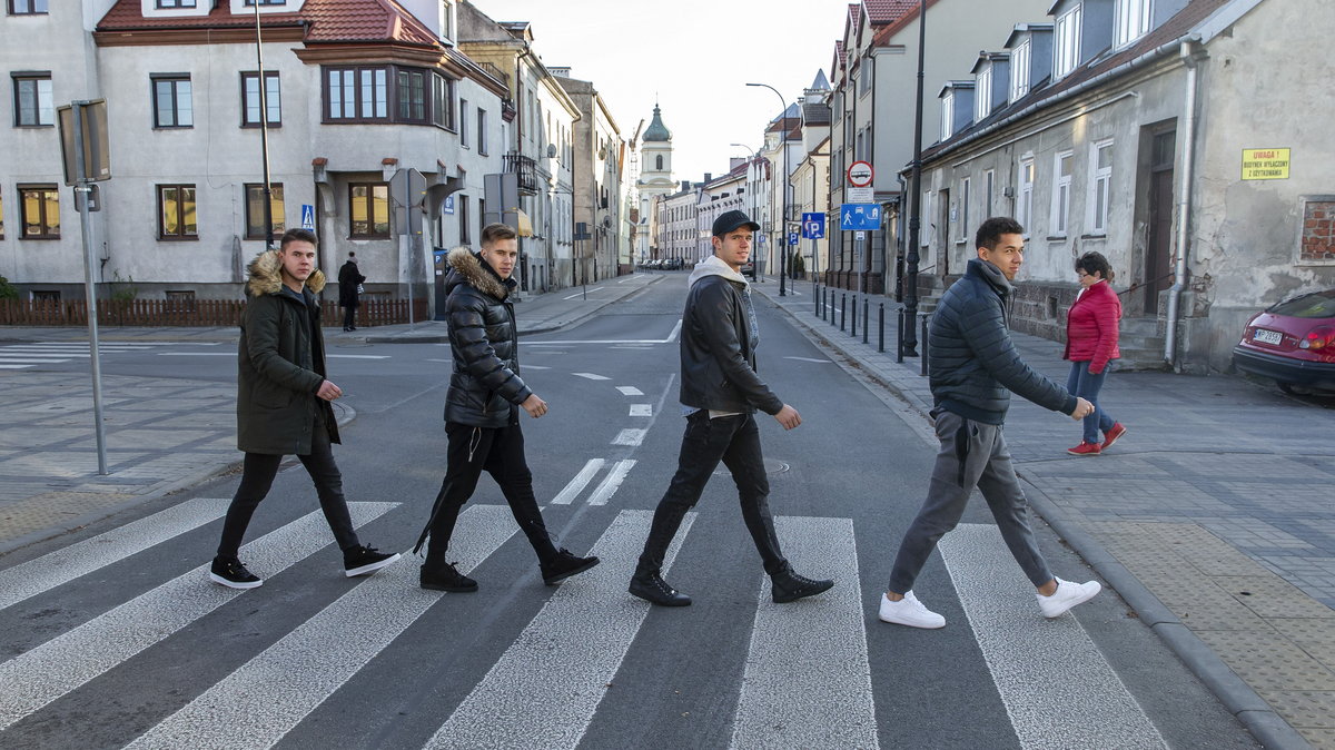 Damian Rasak, Igor Łasicki, Oskar Zawada i Bartłomiej Żynel