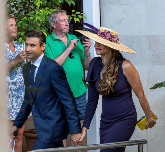 epa07933349 - SPAIN PEOPLE NADAL (Guests arrive for Rafa Nadal and Xisca's weeding)