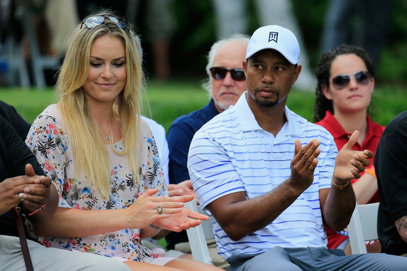 Tiger Woods i Lindsey Vonn