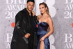 Alex Oxlade-Chamberlain z piękną partnerką na Brit Awards