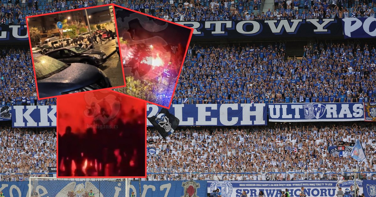 Wrze przed meczem Lecha Poznań w Lidze Konferencji. Wkroczyła policja