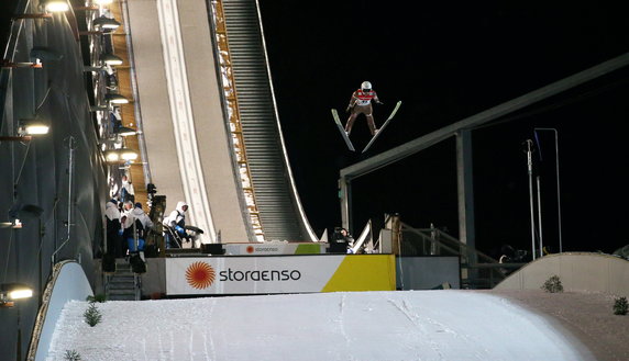 MŚ W NARCIARSTWIE KLASYCZNYM LAHTI 2017 SKOKI HS-130 (Piotr Żyła)