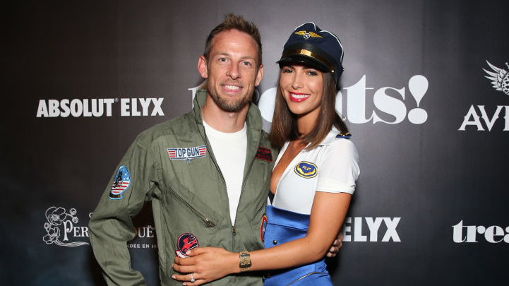 Jenson Button i Brittny Ward