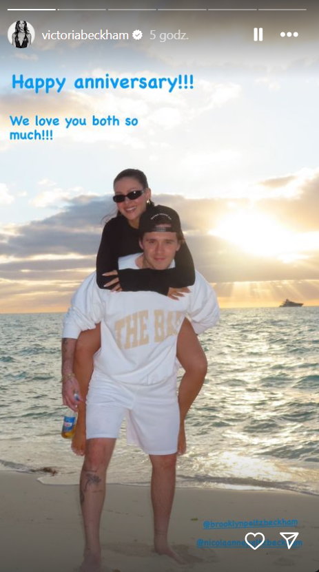 Victoria Beckham pokazała zdjęcie syna i synowej