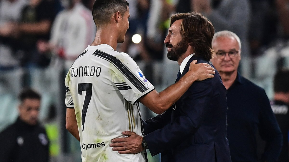 Andrea Pirlo i Cristiano Ronaldo (Juventus Turyn)